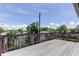 Outdoor wood deck with natural light on a sunny day and views at 1858 Michigan Ne Ave, St Petersburg, FL 33703