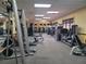 Well-equipped community gym with a variety of weight machines and fitness equipment for residents at 2006 Hadrian Ct, Sun City Center, FL 33573