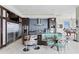 Spacious kitchen with a stainless steel refrigerator, mosaic backsplash, and modern appliances at 2279 Mermaid Ne Pt, St Petersburg, FL 33703