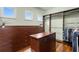 Spacious walk-in closet features hardwood floors, wood cabinets, and plenty of storage at 2279 Mermaid Ne Pt, St Petersburg, FL 33703