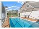 Covered pool is the perfect outdoor retreat, offering privacy and space for relaxation and enjoyment at 412 Manor Blvd, Palm Harbor, FL 34683
