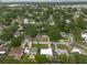 Overhead shot displaying the residential area's layout and proximity to essential amenities at 4323 S Lois Ave, Tampa, FL 33611