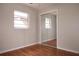 Bright bedroom with hardwood floors, large window and closet with sliding mirror doors at 4572 33Rd N Ave, St Petersburg, FL 33713