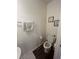 Half bathroom featuring modern fixtures and decor, designed for convenience at 4743 Deer Track St, Tampa, FL 33610