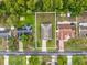Aerial view of the property, highlighting its location, surrounding neighborhood, and lot size at 6043 Piedmont Dr, Spring Hill, FL 34606