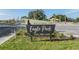 Community welcome sign for Eagle Park, part of the Epperson Community at 8752 Loft Pt, Wesley Chapel, FL 33545