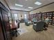 Library with plenty of seating and books at 11078 Heathrow Ave, Spring Hill, FL 34609