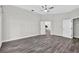 Spacious main bedroom featuring plenty of natural light and access to closet and other rooms at 11320 Partridge Dr, Tampa, FL 33625