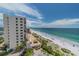 Breathtaking aerial view of the beach and condo building at 15000 Gulf Blvd # 901, Madeira Beach, FL 33708
