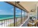 Large balcony offering stunning views of the beach and ocean at 15000 Gulf Blvd # 901, Madeira Beach, FL 33708