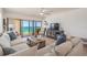 Comfortable living room with beautiful ocean views at 15000 Gulf Blvd # 901, Madeira Beach, FL 33708
