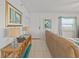 Tastefully decorated living room with a front entrance at 18610 Gulf Blvd # 208, Indian Shores, FL 33785
