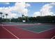 Well-maintained outdoor tennis courts, perfect for an active lifestyle at 1906 Canterbury Ln # 20, Sun City Center, FL 33573