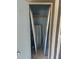 Storage closet with shelving materials; ready for organizing your belongings at 2160 Corbin Pl # C, Palm Harbor, FL 34683