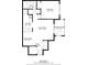 Floorplan of a 606 sq ft apartment with living room, kitchen, bedroom, and screened porch at 3300 Haviland Ct # 103, Palm Harbor, FL 34684