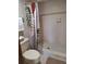 Bathroom featuring shower, toilet and tile flooring at 3536 Countrybrook Ln # 13, Palm Harbor, FL 34684