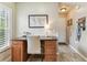 Built-in desk and workspace bathed in natural light, offering functionality and style at 3673 Fremantle Dr, Palm Harbor, FL 34684