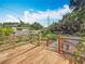 Backyard deck offers ample space to relax, entertain, and enjoy the outdoors at 5005 Tangerine S Ave, Gulfport, FL 33707