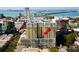 High-rise building featuring a beautiful exterior and an indication of the location of a unit at 628 Cleveland St # 711, Clearwater, FL 33755