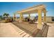 Outdoor dining area with city view at 628 Cleveland St # 711, Clearwater, FL 33755