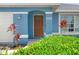 Close-up of the home's inviting front entrance, showcasing the door's design and the house number at 6324 35Th Avenue E Cir, Palmetto, FL 34221