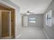 Bathroom featuring a glass shower enclosure and tile flooring at 6601 13Th N St, St Petersburg, FL 33702