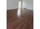 Bedroom with hardwood floors and bright light at 8602 Huron Court # 47, Tampa, FL 33614