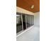 Sliding glass doors open to this patio offering extra living space at 8602 Huron Court # 47, Tampa, FL 33614