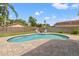 Private pool with brick pavers, perfect for relaxation and entertainment in a serene backyard setting at 9309 120Th St, Seminole, FL 33772