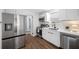 Bright kitchen with stainless steel appliances and modern fixtures, perfect for cooking and entertaining at 4626 8Th S Ave, St Petersburg, FL 33711