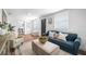 Inviting living room featuring modern furnishings, wood floors, and great natural light at 4626 8Th S Ave, St Petersburg, FL 33711