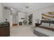 Spacious bedroom with carpet flooring, ceiling fan, and neutral walls at 12209 Glencliff Cir, Tampa, FL 33626