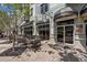 Charming outdoor restaurant patio with tables and chairs, perfect for enjoying a meal in a relaxed setting at 12209 Glencliff Cir, Tampa, FL 33626