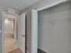 Bedroom features a closet and ensuite bathroom with white subway tiles at 13187 Palmerston Rd, Riverview, FL 33579