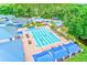 Enjoy the community pool, water slide, and splash pad - fun for the whole Gathering! at 1610 Stetson Dr, Wesley Chapel, FL 33543