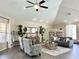 Comfortable living room with stylish furnishings, modern décor, and ample natural light at 16511 Enclave Village Dr # 107, Tampa, FL 33647