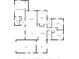 Layout showcasing primary bedroom, living room, kitchen, garage, foyer, dining, and three bathrooms at 1720 Bayou Grande Ne Blvd, St Petersburg, FL 33703
