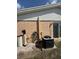 Outdoor HVAC system, water filtration, and stone gravel at 2043 Sugarbush Dr, Holiday, FL 34690