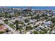 Lovely aerial view highlighting the home in a tranquil neighborhood close to the beautiful beach at 257 43Rd Ave, St Pete Beach, FL 33706