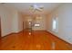 Bright living room showcasing hardwood floors and a view of the entryway at 2784 Alexander Dr, Clearwater, FL 33763