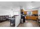 Open-concept living space with seamless flow between living room and kitchen at 5109 N 30Th St, Tampa, FL 33610