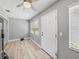 Bright entryway with window, tile floor and door to exterior at 5926 Frontier Dr, Zephyrhills, FL 33540