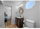 Bathroom featuring a decorative vanity and shower at 601 2Nd St, Indian Rocks Beach, FL 33785