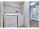 Laundry room features modern appliances and plenty of storage at 601 2Nd St, Indian Rocks Beach, FL 33785