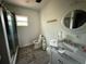 Bathroom featuring a glass-enclosed shower, white vanity, and modern fixtures at 6426 S Himes Ave, Tampa, FL 33611