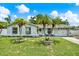 Charming single-story home featuring palm trees and a well-manicured lawn at 801 Kirkcaldy Way, Valrico, FL 33594