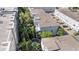 Aerial view showcases the community's layout, landscaping, and building exteriors at 834 N Oregon Ave, Tampa, FL 33606