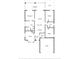 Detailed floor plan showcasing the layout, dimensions, and spatial relationships within the home at 9327 Hunters Park Way, Tampa, FL 33647