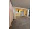 Enclosed patio with overhead lighting and concrete flooring at 10823 Brickside Ct, Riverview, FL 33579