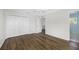 Bedroom with a ceiling fan, closet, and access to an attached bathroom at 1178 Fraser Pine Blvd, Sarasota, FL 34240